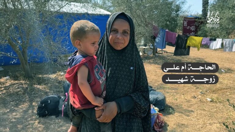 ام علی کفالت ایتام غزه