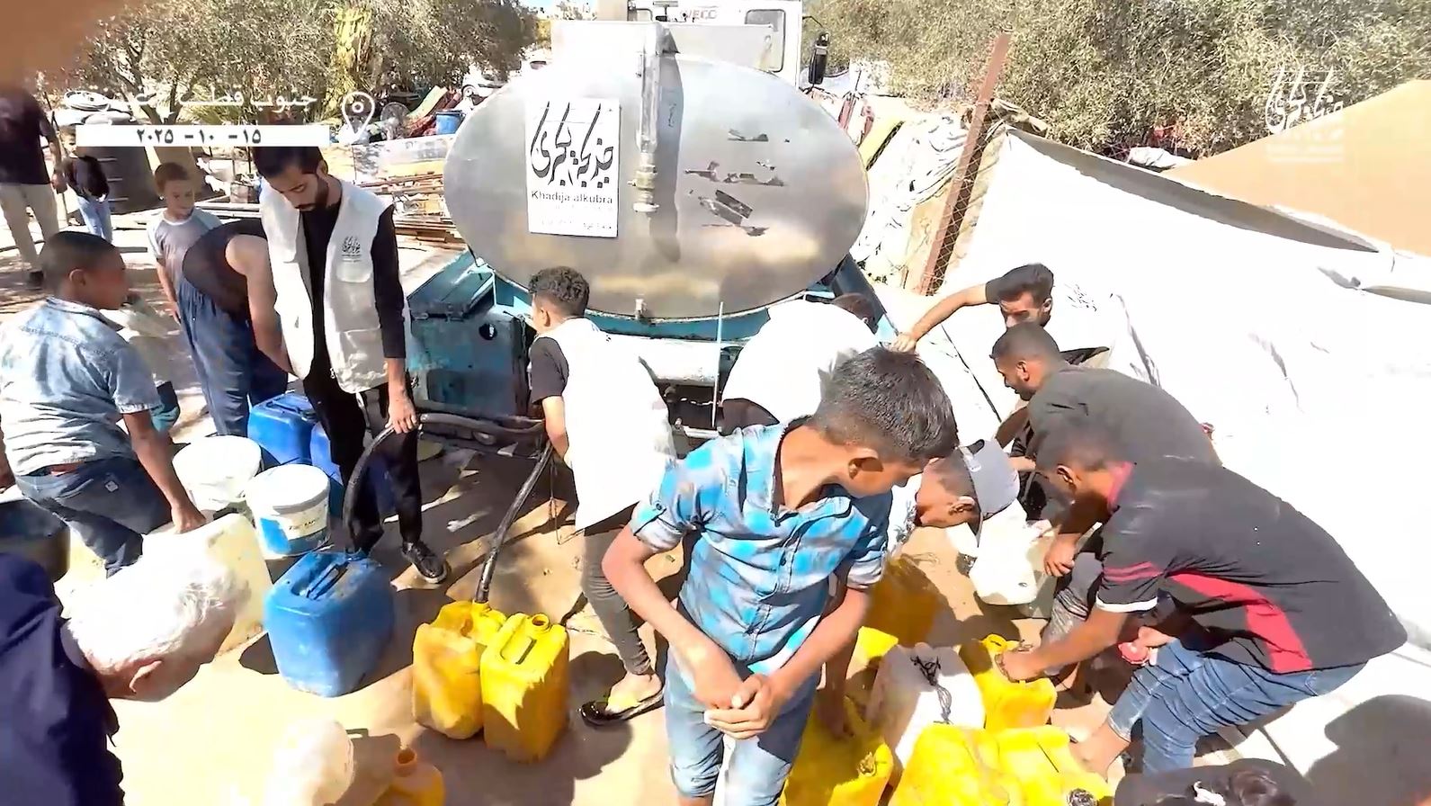 تأمین آب آشامیدنی غزه