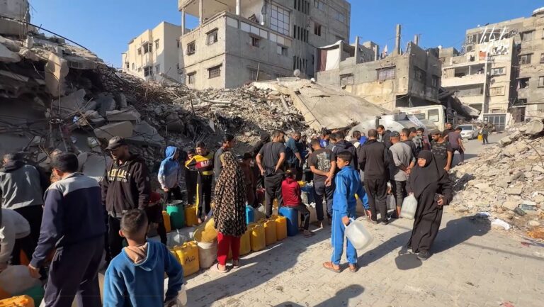 بحران آب در غزه