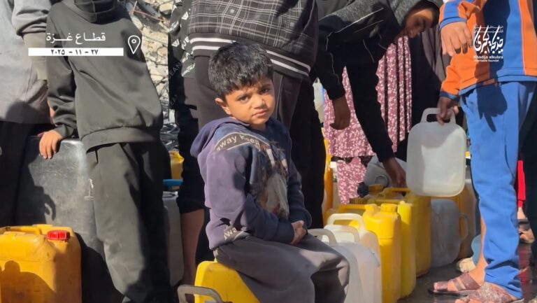 بحران آب در غزه