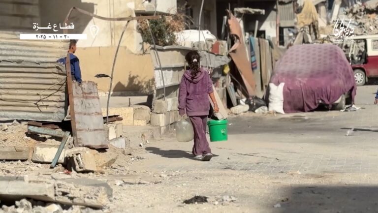 بحران آب در نوار غزه