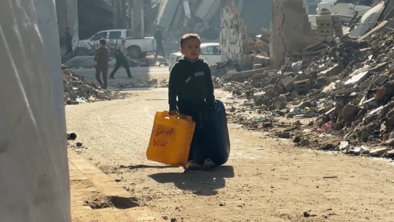 بحران آب در غزه