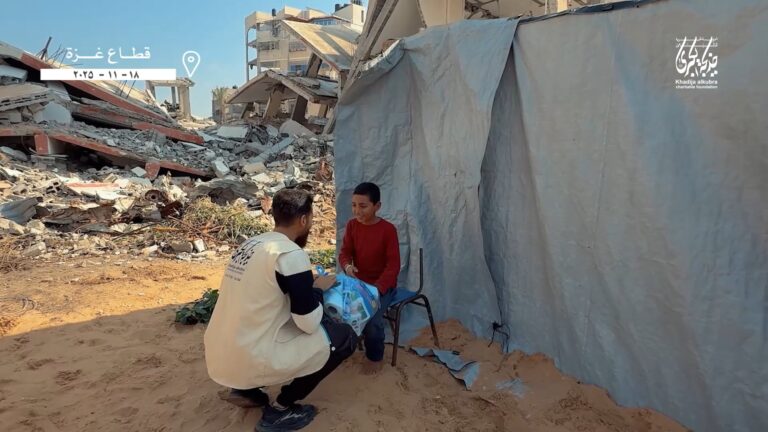 توزیع سبزیجات در نوار غزه