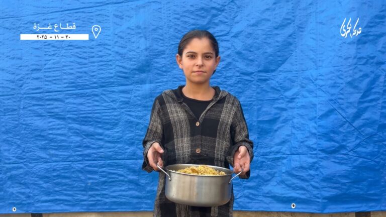 توزیع بسته های غذایی در غزه