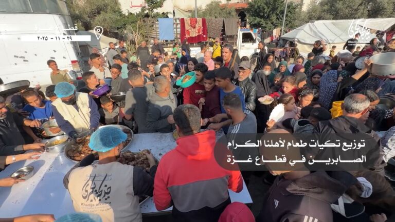 کمک غذایی به مردم غزه