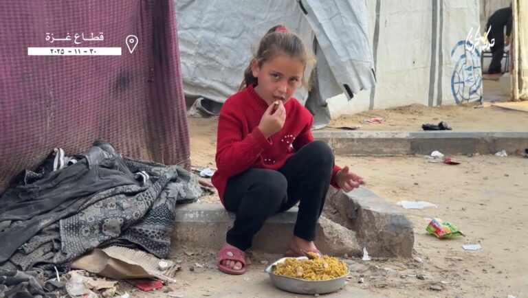 توزیع بسته های غذایی در غزه