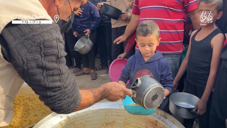 سفره های خالی غزه