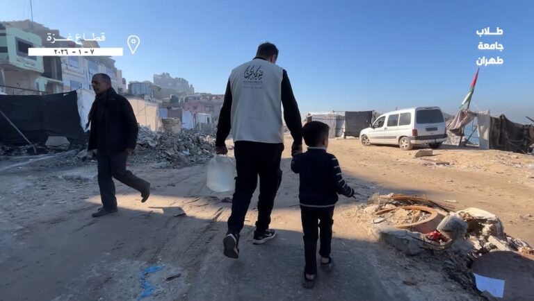 استمرار آب رسانی به غزه