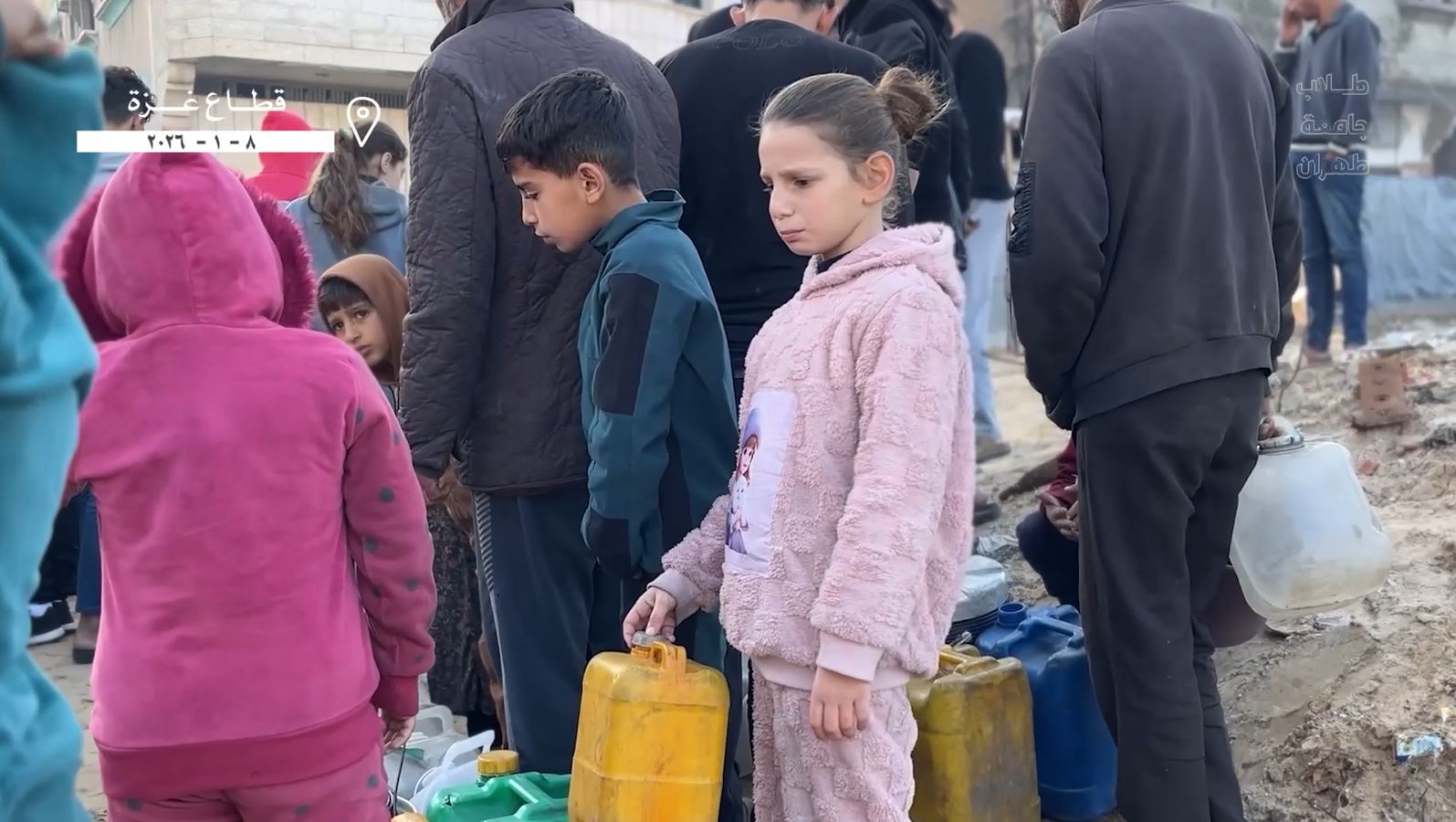 استمرار آب رسانی به غزه