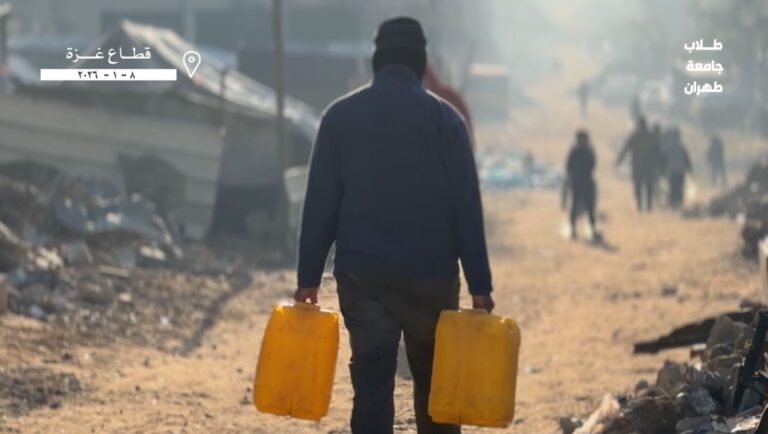 استمرار آب رسانی به غزه