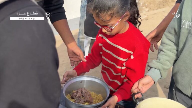 سفره های خالی غزه