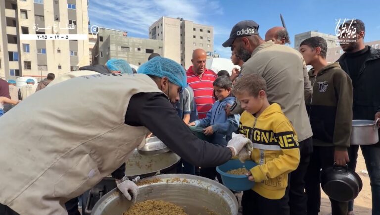 سفره های خالی غزه