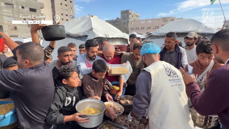 سفره های خالی غزه