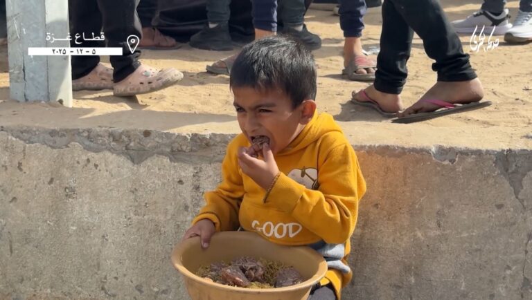 سفره های خالی غزه